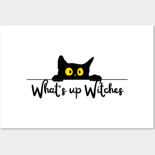 CAT Halloween Greeting Posters and Art